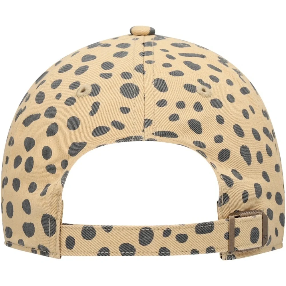 🆕⚾️NY Yankees ‘47 Women's Cheetah🐆Clean Up Adjustable Hat - Tan - Picture 4 of 8